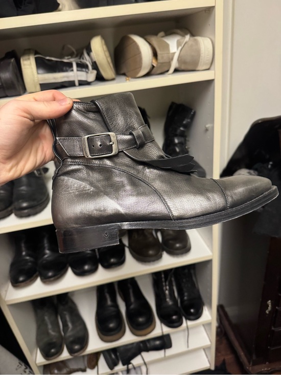 $1198 JOHN VARVATOS Fleetwood Shawl Silver Boot sz. 8 main image 10